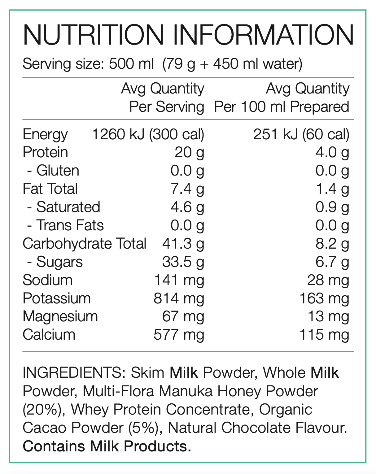Pure Recovery Shake - 475g