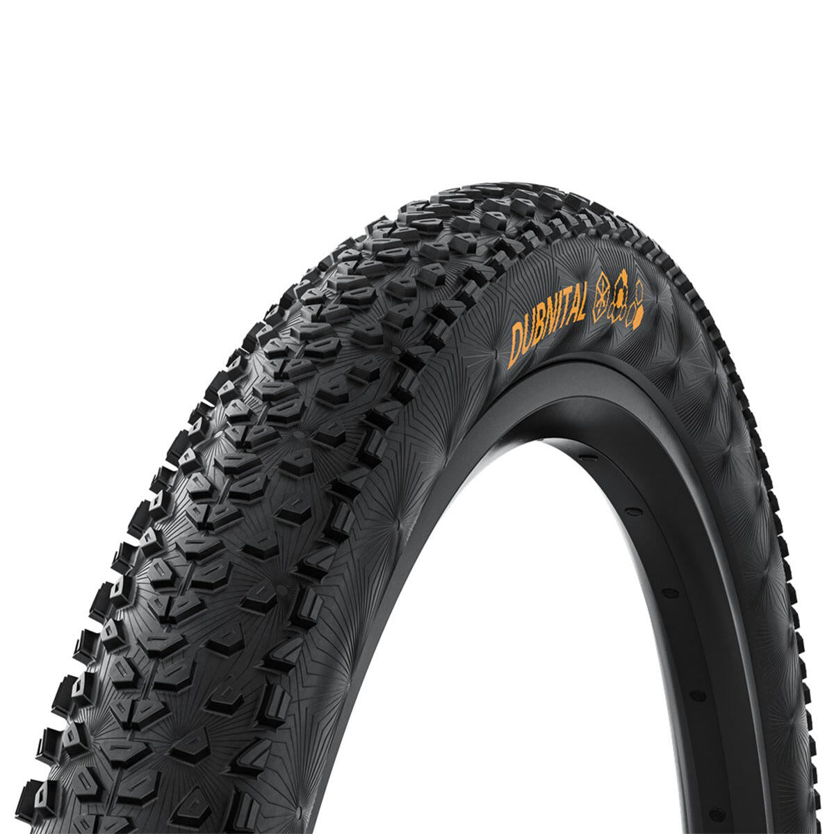 Continental Dubnital Tubeless Ready Folding tyre 29 X 2.40 Race casing Rapid Compound black